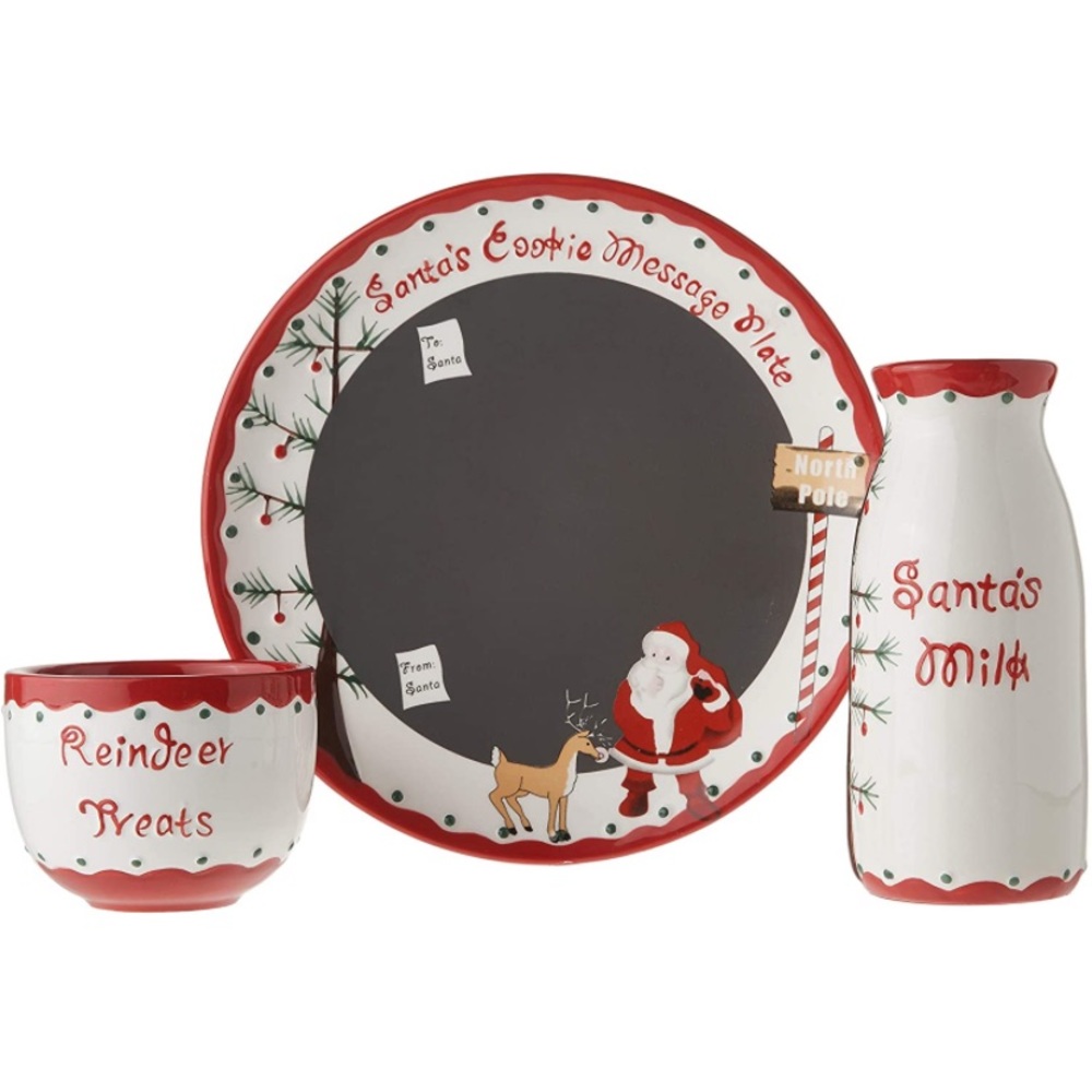 Child to Cherish Santa's Message Plate Set
